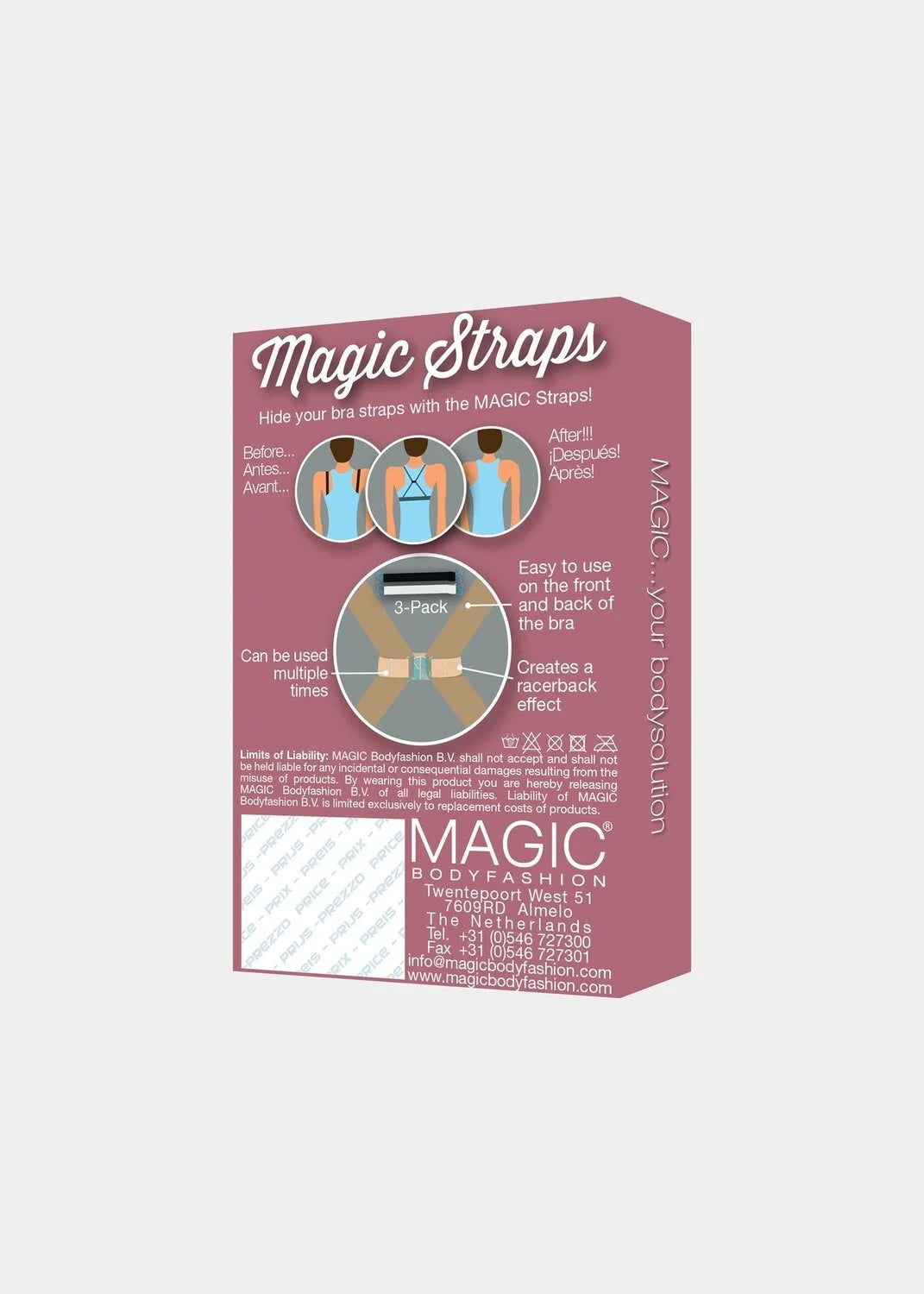 Magic Magic straps - BH Racerback bandjes - 3 stuks
