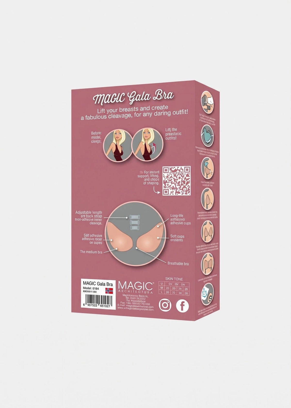Magic Magic zelfklevende plak BH zonder achterkant - Precious
