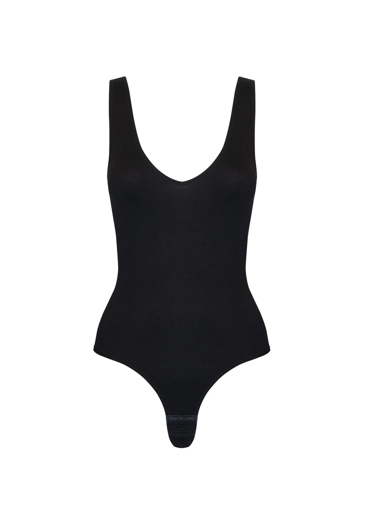 Magic Magic zwarte stringbody mouwloos - Everybody V-neck