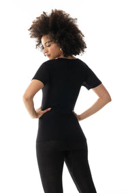 Mey Mey Wollen Thermoshirt korte mouw dames - Kant - Wool Love