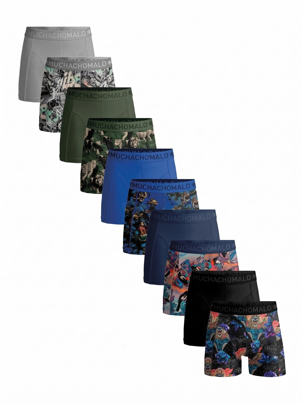 Muchachomalo 10-Pack Heren Boxershorts - Remix