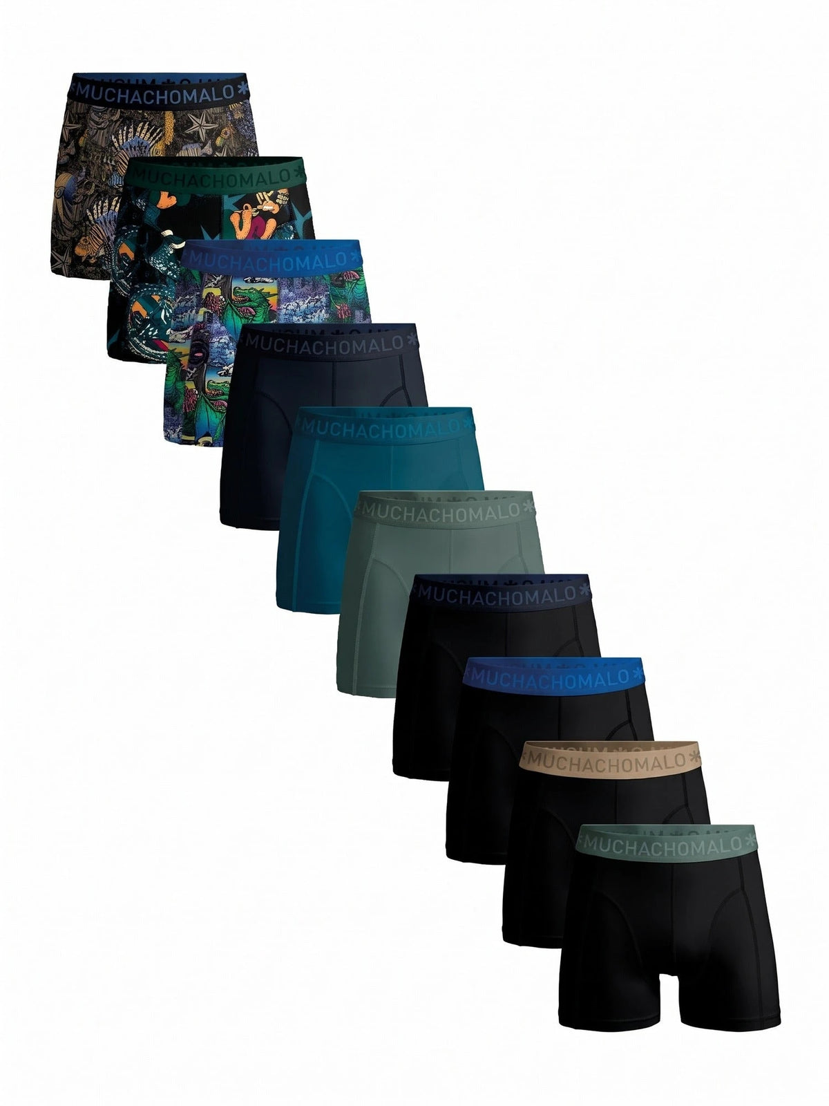 Muchachomalo Muchachomalo 10-Pack Heren Boxershort - Mix