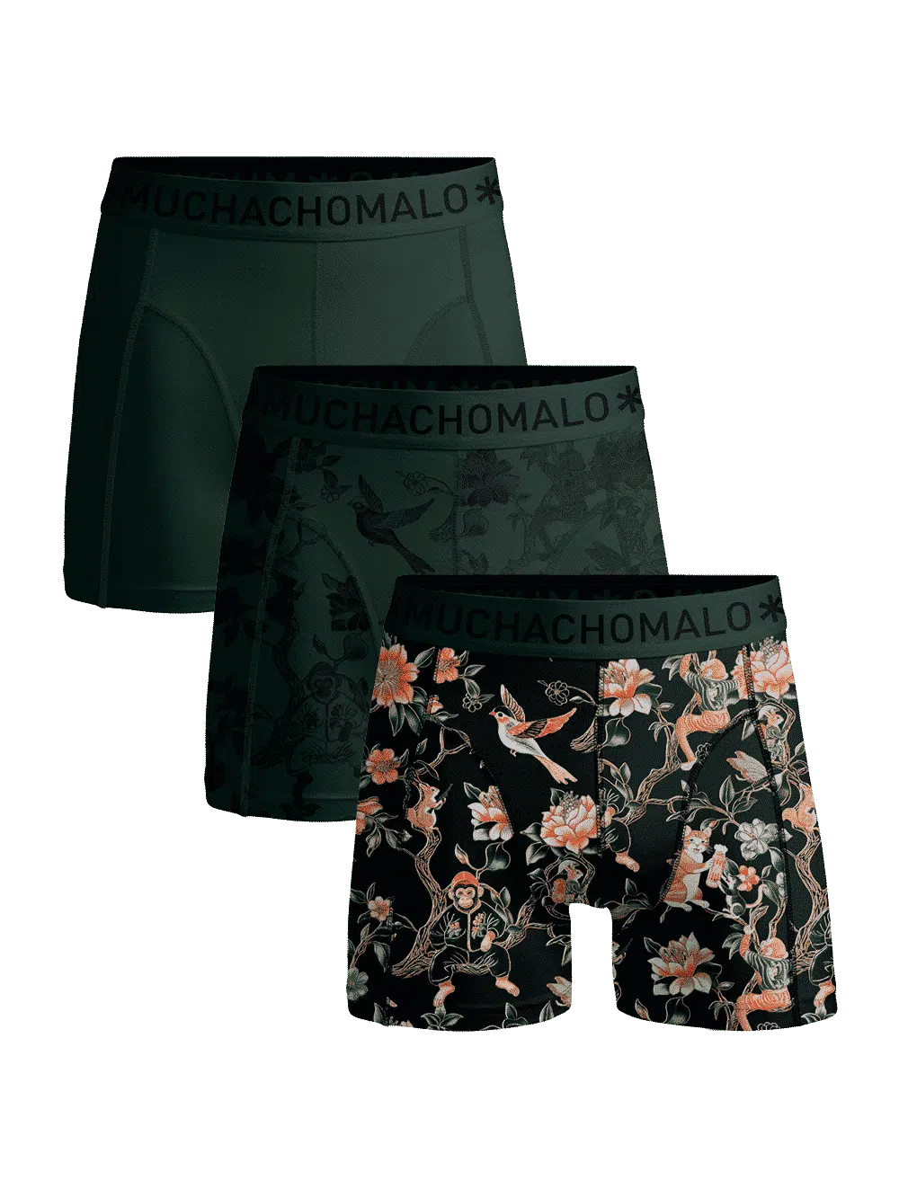 Muchachomalo Muchachomalo 3-Pack Heren Boxershort - Tree friends