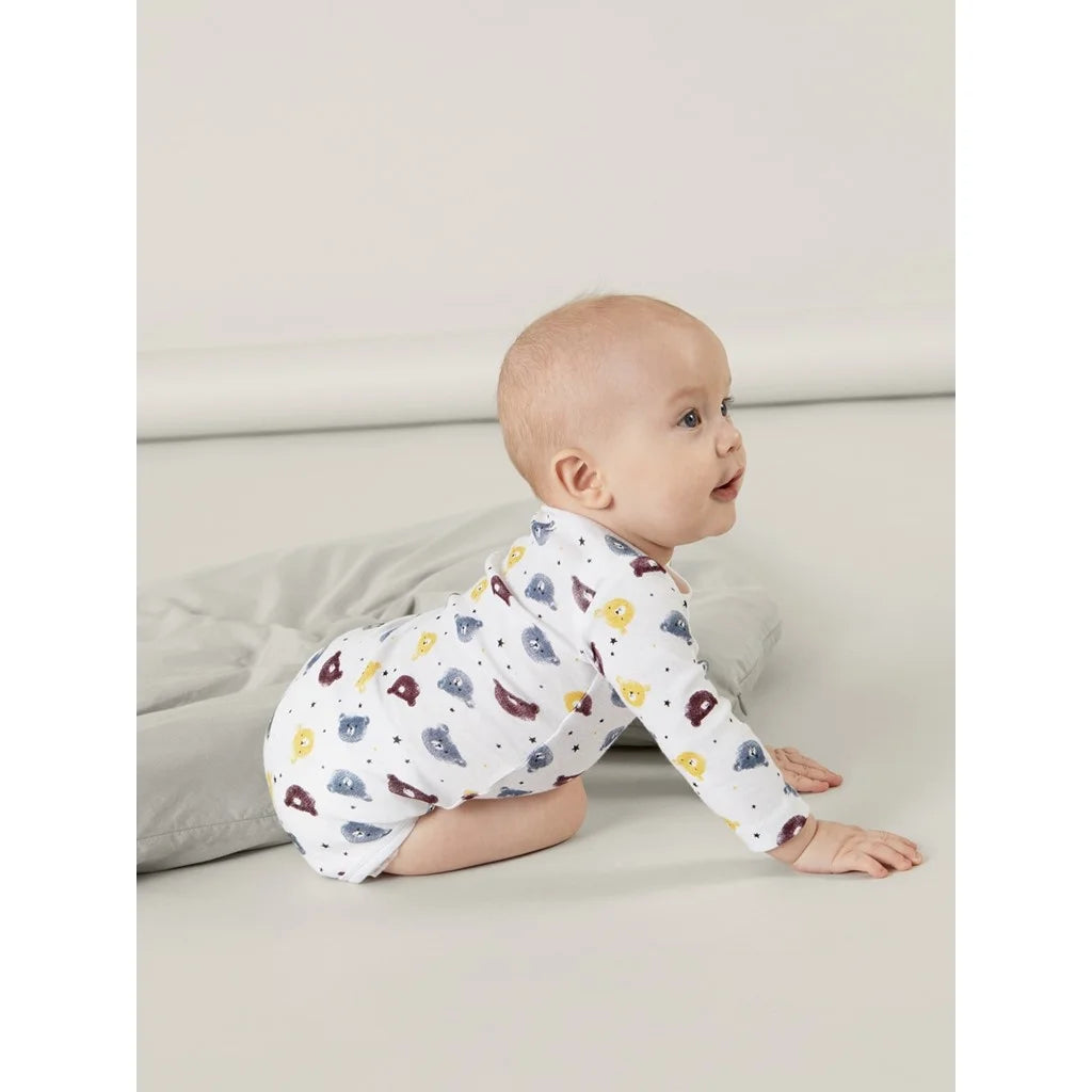 Name-It Name it 3-pack Rompertjes - Blue Bear