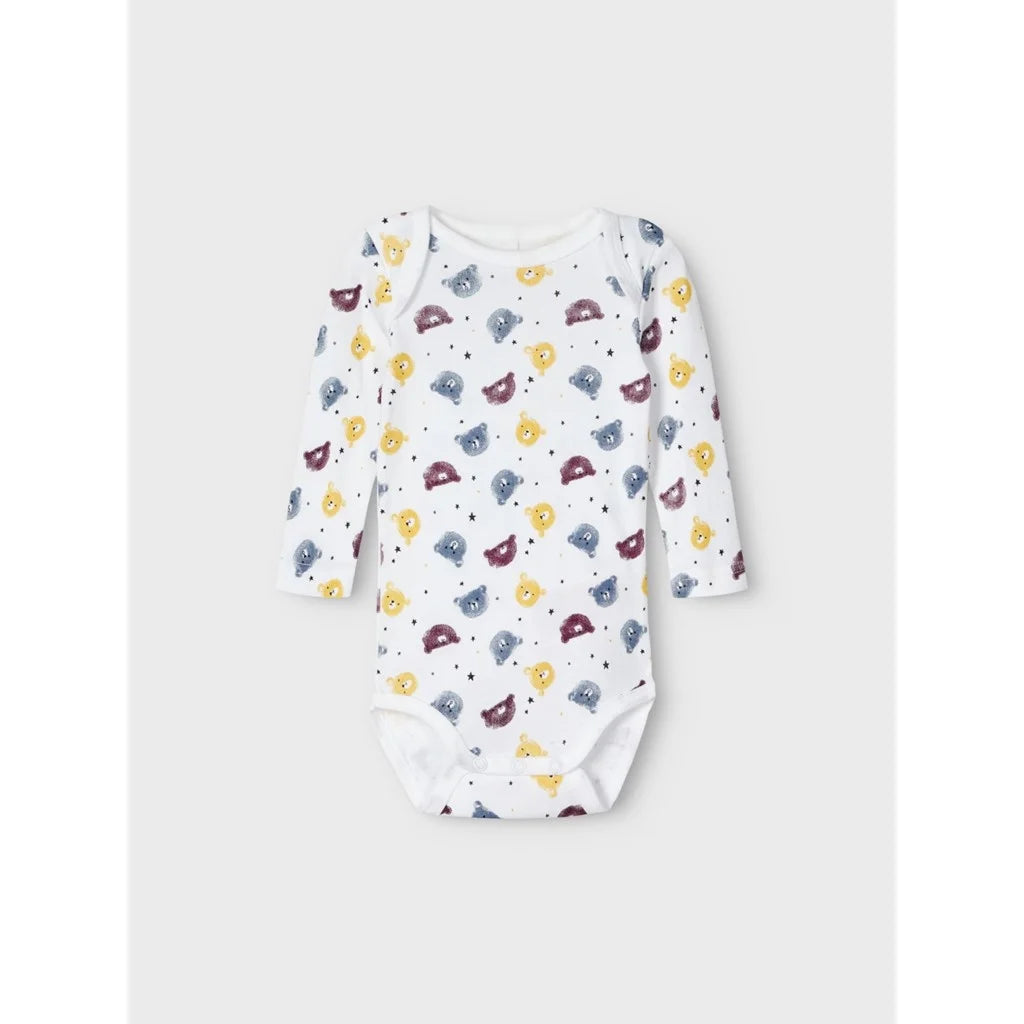 Name-It Name it 3-pack Rompertjes - Blue Bear