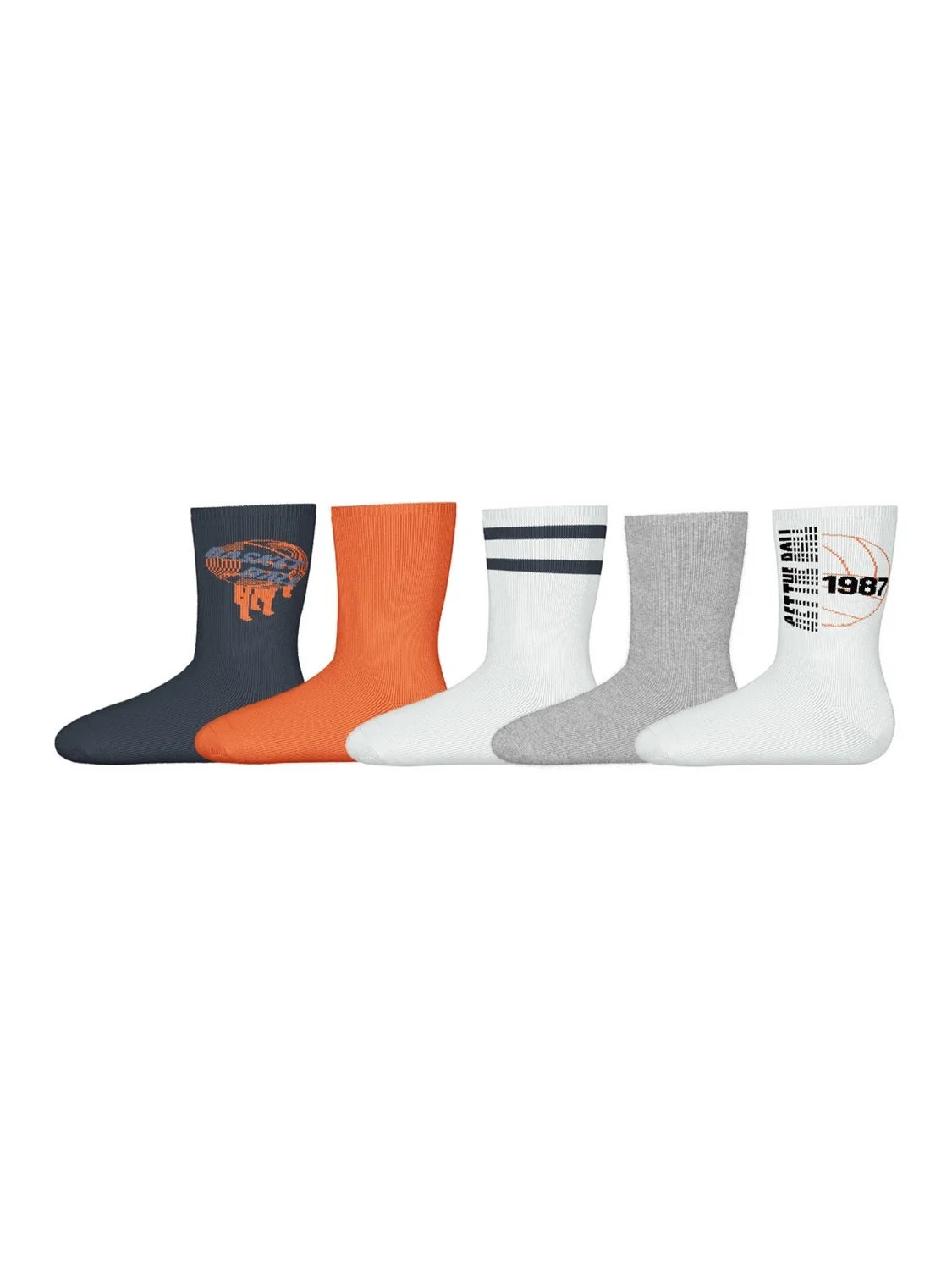 Name-It Name it 5-paar kindersokken - Basketbal
