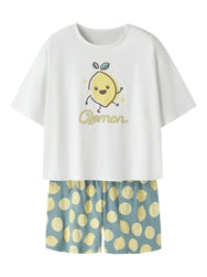 Name-It Name it kinder-meisjes shortama katoen - Lemon