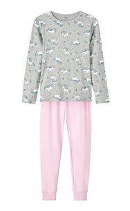 Name-It Name it meisjes pyjama - lange mouwen - Unicorn