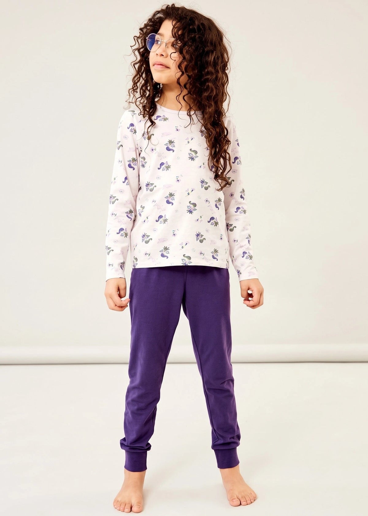 Name-It Name it meisjes pyjama - Lila fairytale
