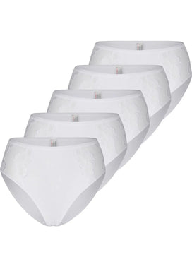 Nina von C Multipack Nina von C 6-pack - dames maxi-taille slip kant
