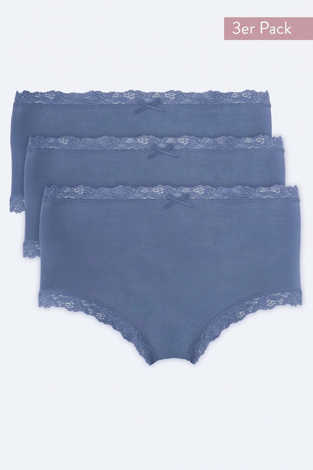 Nina von C Nina von C 3-pack dames Taille slips - Kant
