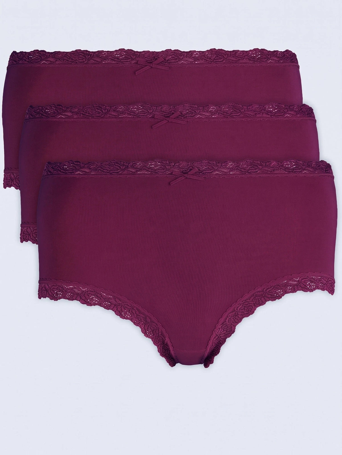 Nina von C Nina von C 3-pack dames Taille slips - Kant