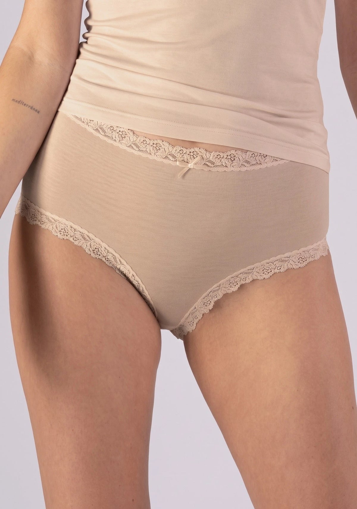 Nina von C Nina von C 3-pack dames Taille slips - Kant