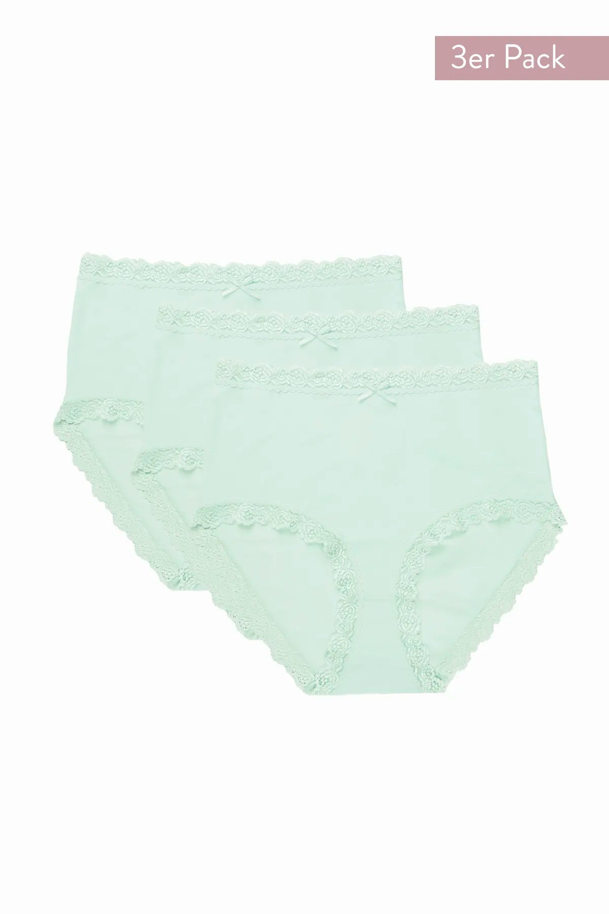 Nina von C Nina von C 3-pack dames Tailleslip - Kant - Colours