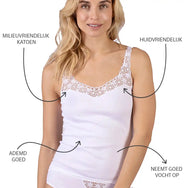 Nina von C Nina von C dames hemd kantje biologisch katoen -