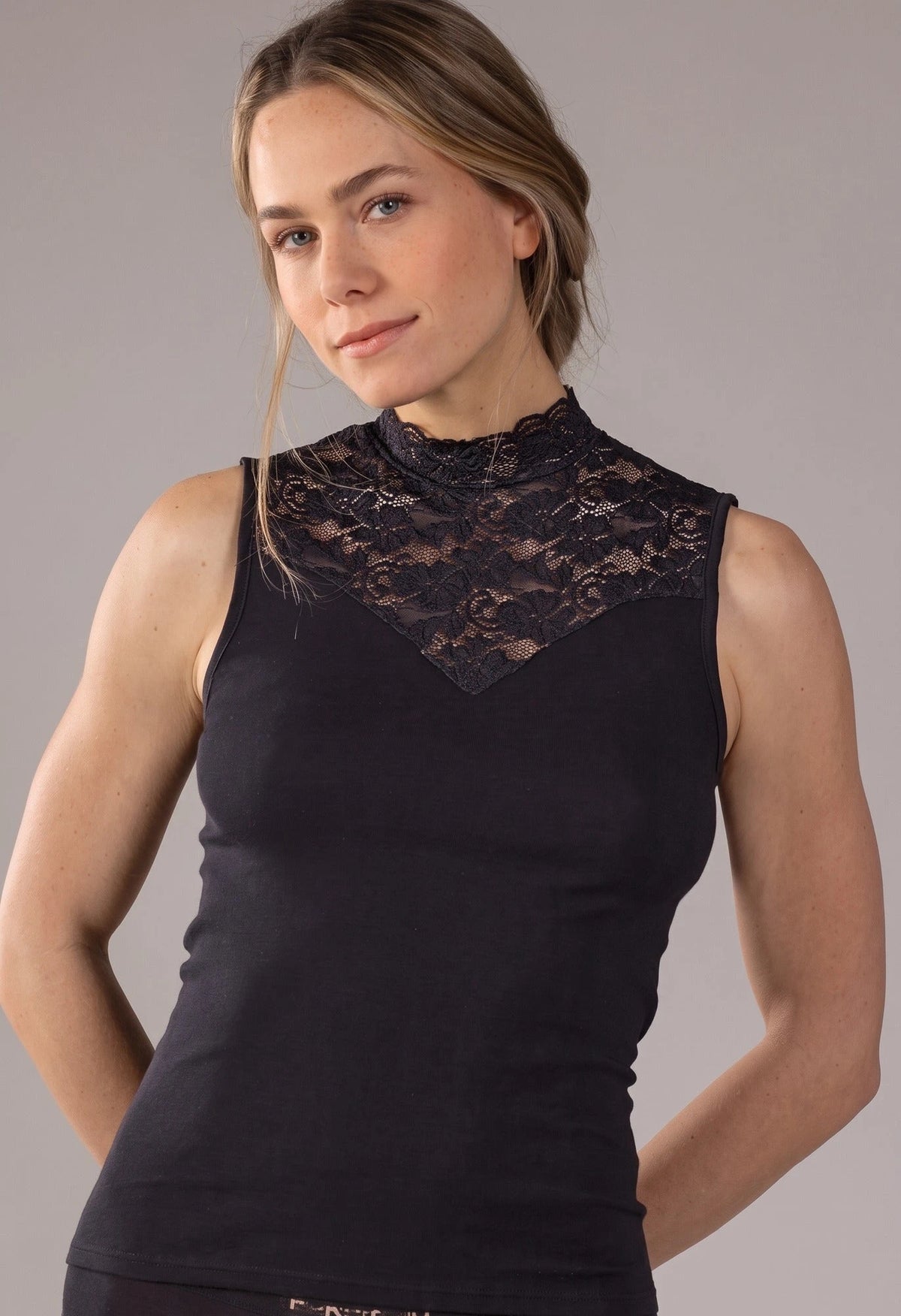 Nina von C Nina von C dames Kanten Top - Blazershirt