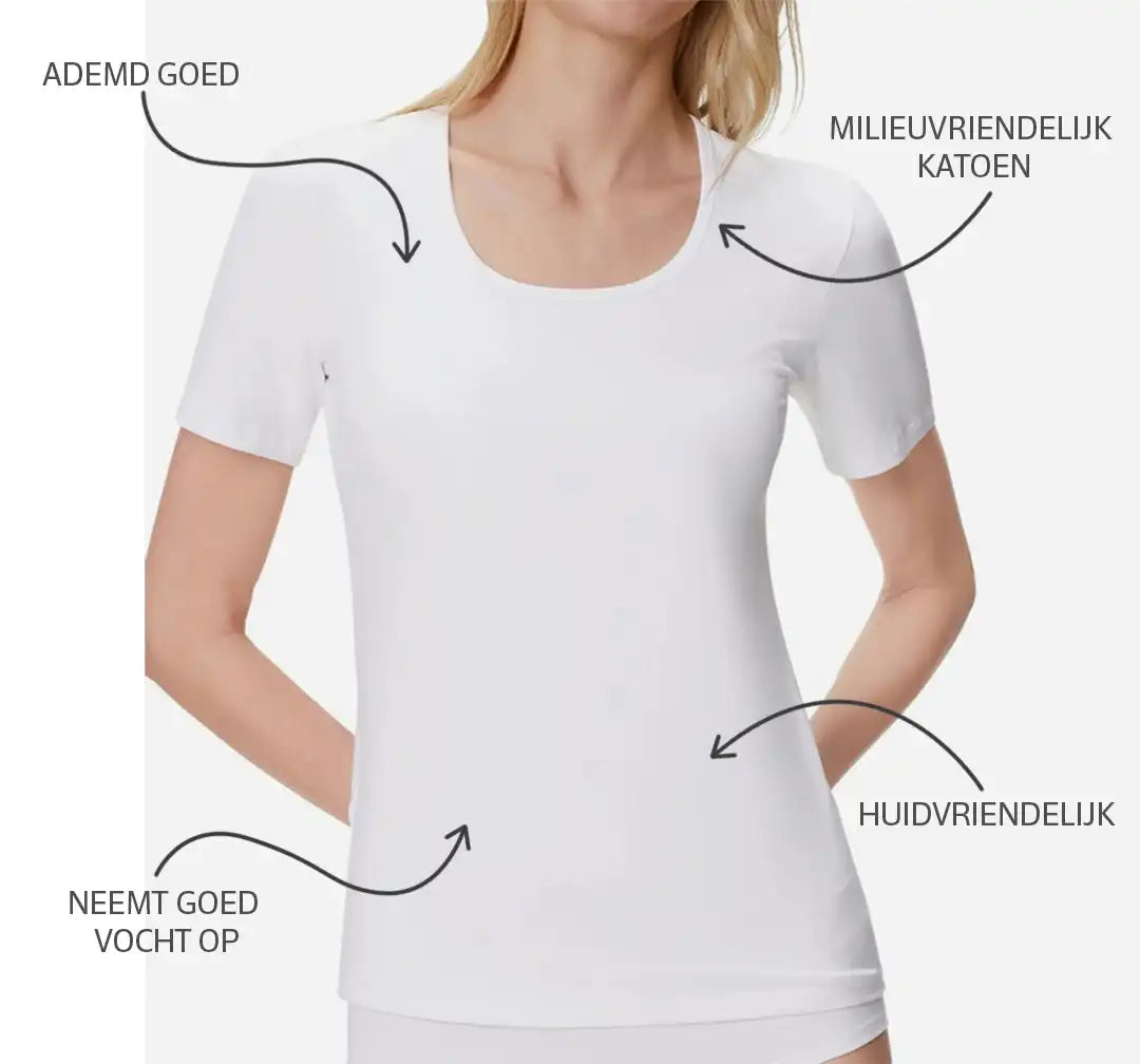 Nina von C Nina von C dames ondershirt biologisch katoen