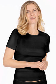 Nina von C Nina von C dames T-shirt biologisch katoen zwart