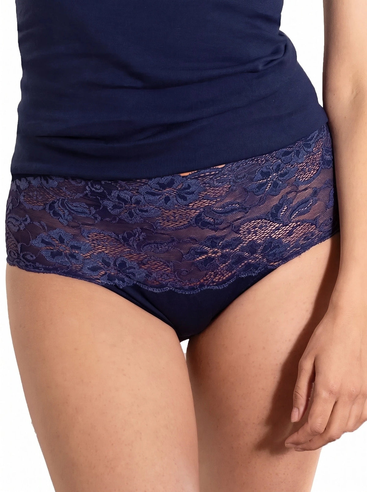Nina von C Nina von C dames taille slip kant - Biologisch katoen