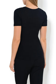 Nina von C Nina von C dames wollen T-shirt met kant