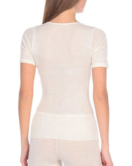 Nina von C Nina von C dames wollen T-shirt met kant