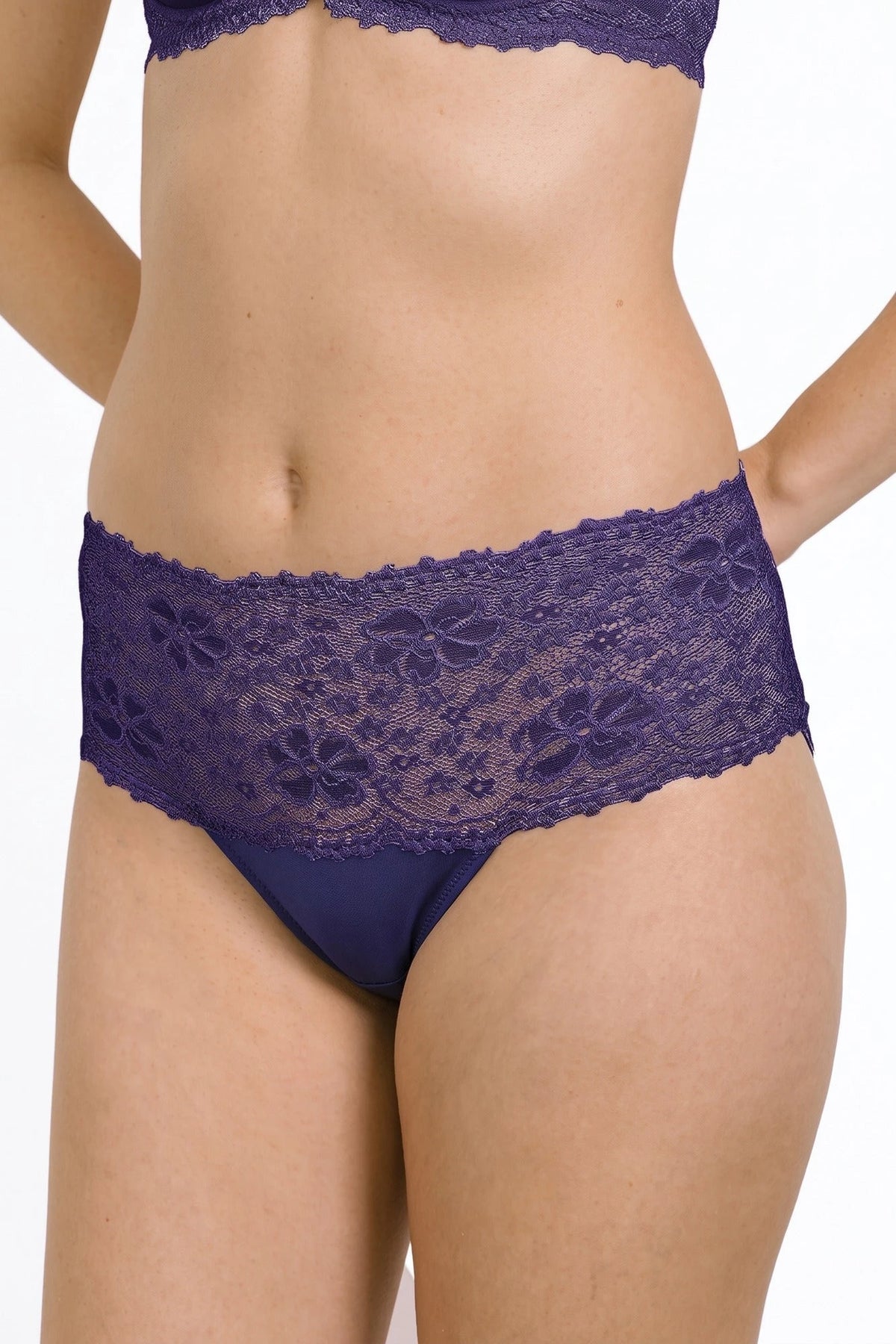 Nina von C Nina von C kanten dames Taille Slip - Millefleurs