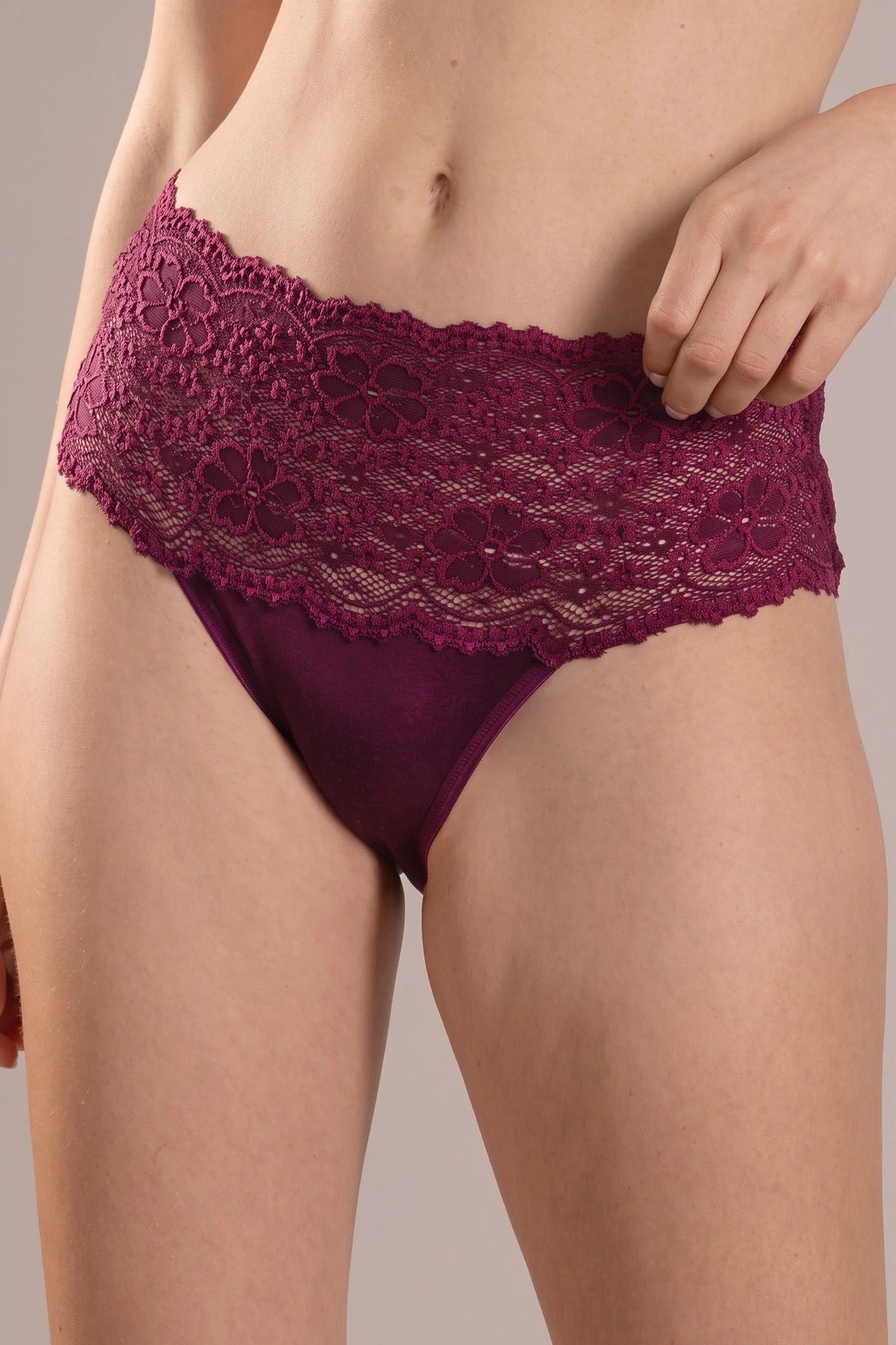 Nina von C Nina von C kanten dames Taille Slip - Millefleurs