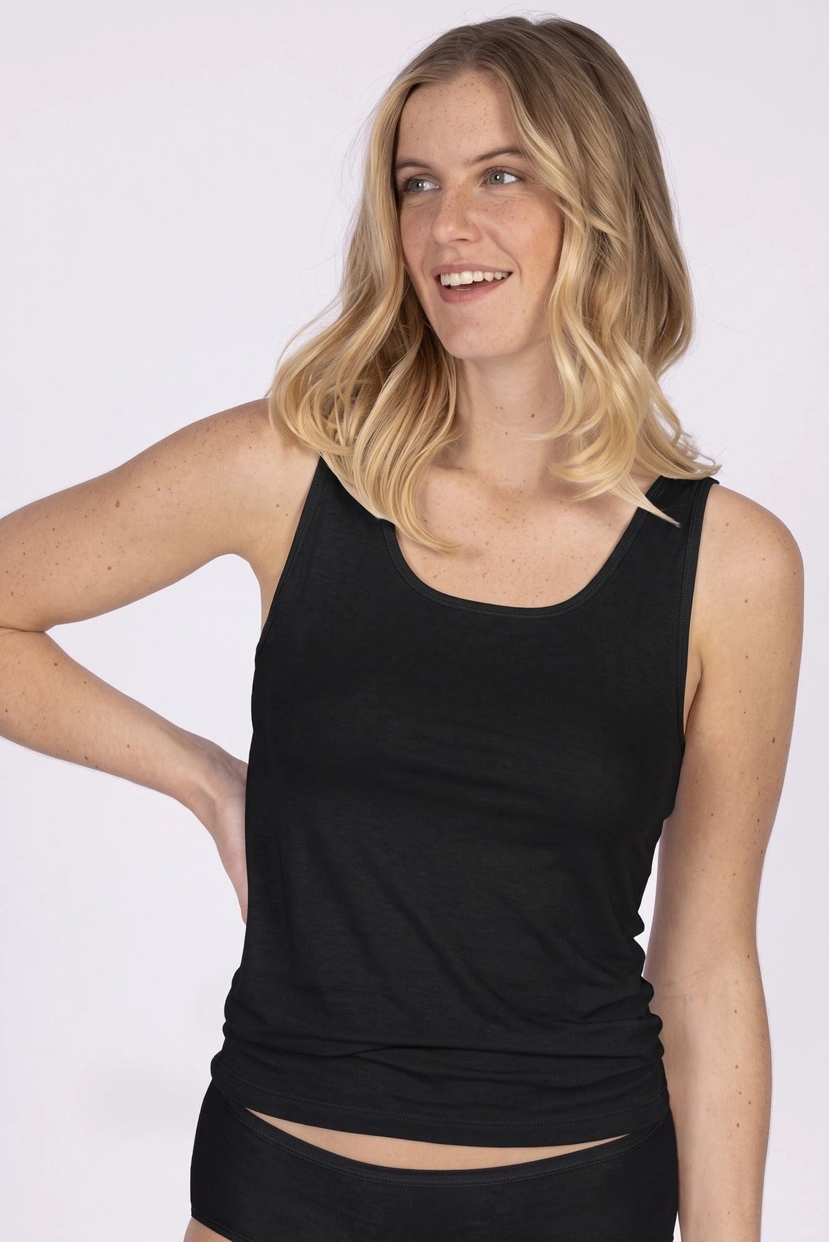 Nina von C Nina von C modal dames hemd - breed bandje