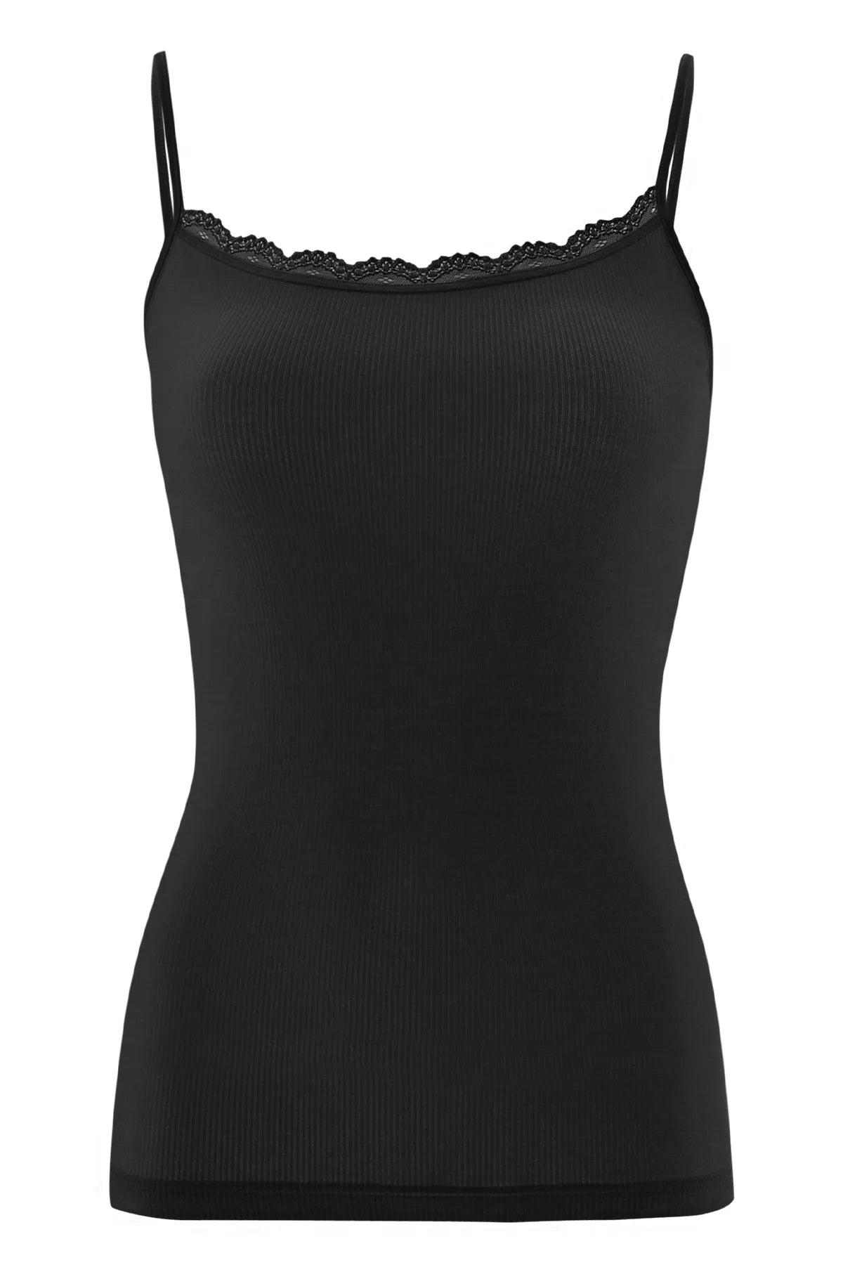 Nina von C Nina von C rib dames sp hemd kant - Body & Soul