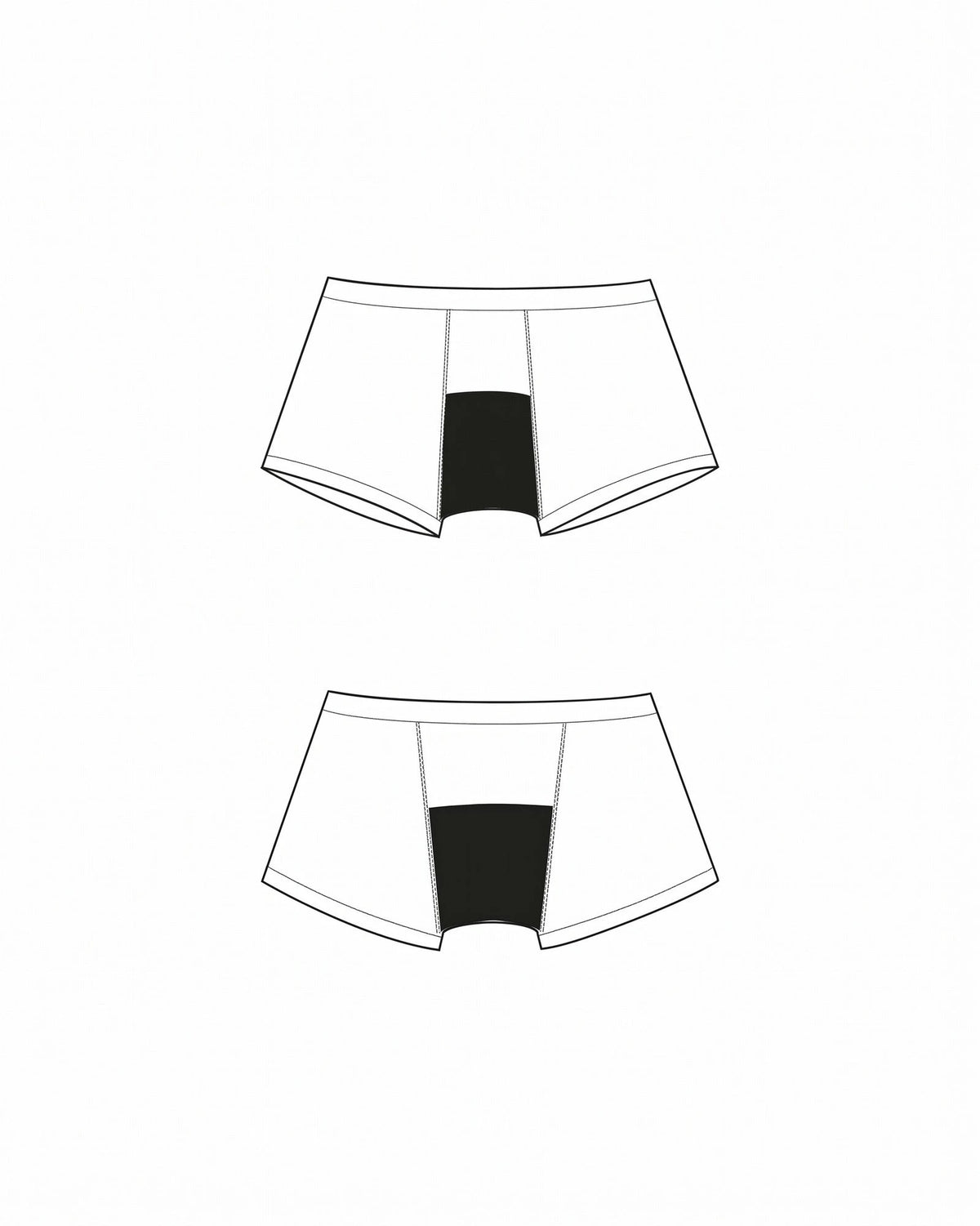 NOMI Moodies Menstruatie dames boxershort - Boyshort medium