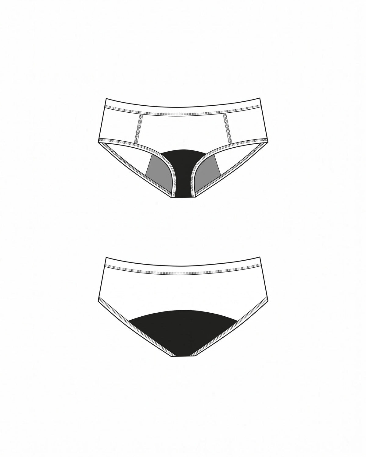 NOMI Moodies Menstruatie dames kanten hipster - Hipster lace
