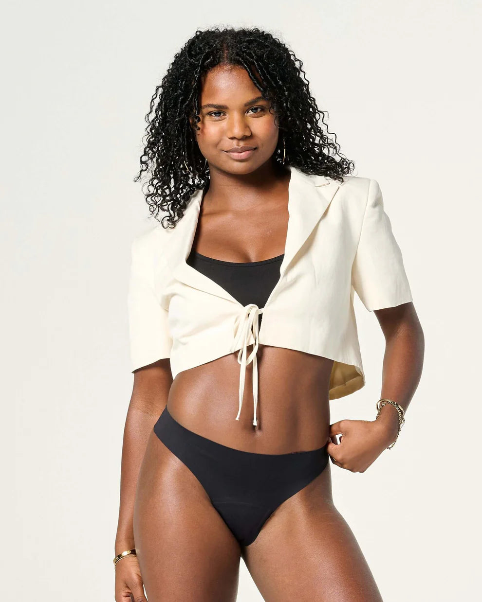 NOMI Moodies Menstruatie string dames - Light - Naadloze string