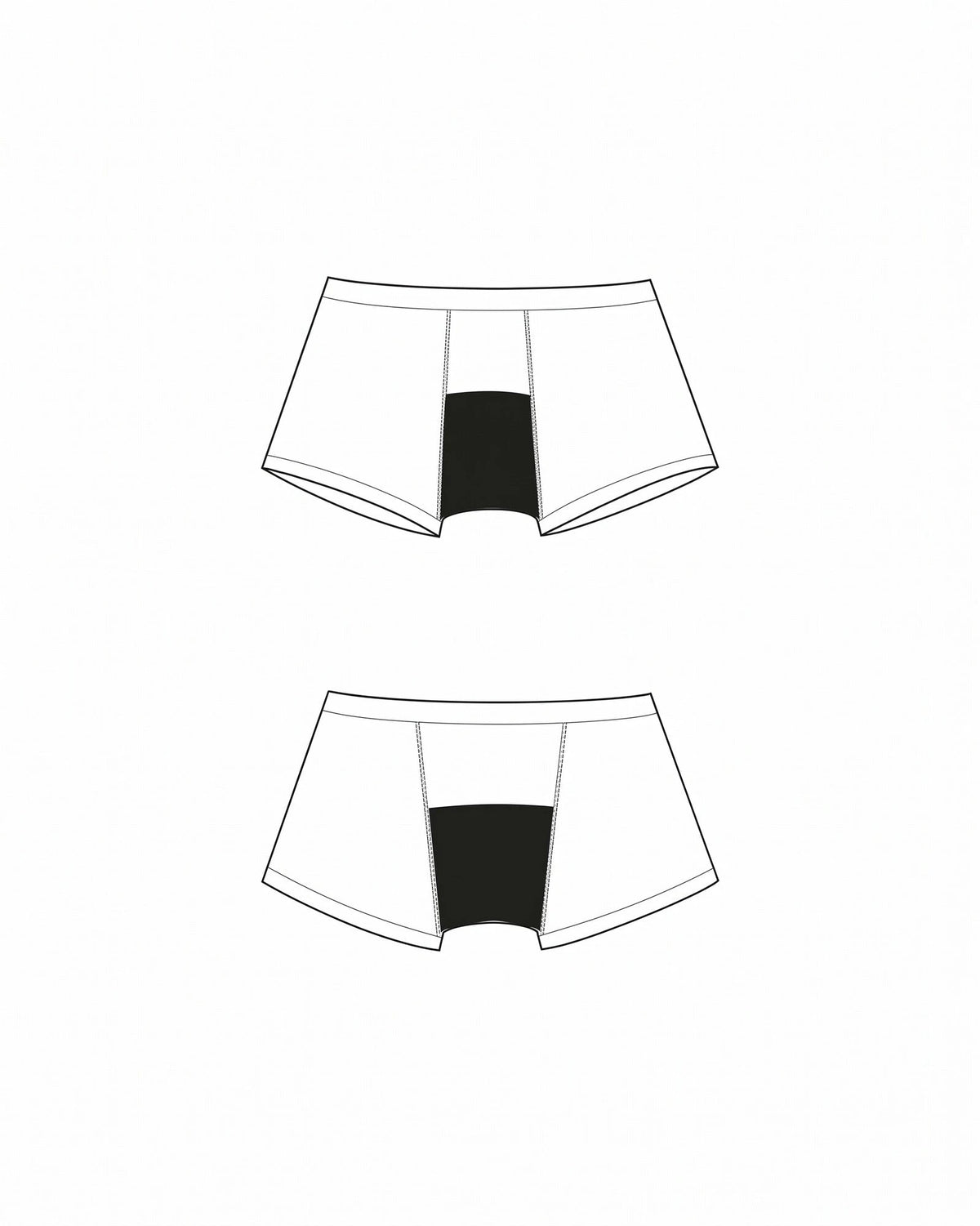 NOMI Moodies Menstruatie Tiener meisjes boxershort - Boyshort medium
