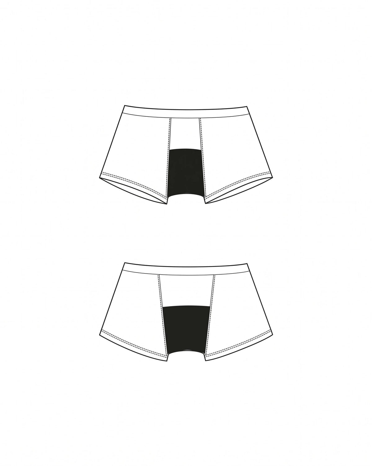 NOMI Moodies Menstruatie Tiener meisjes boxershort - Boyshort Super