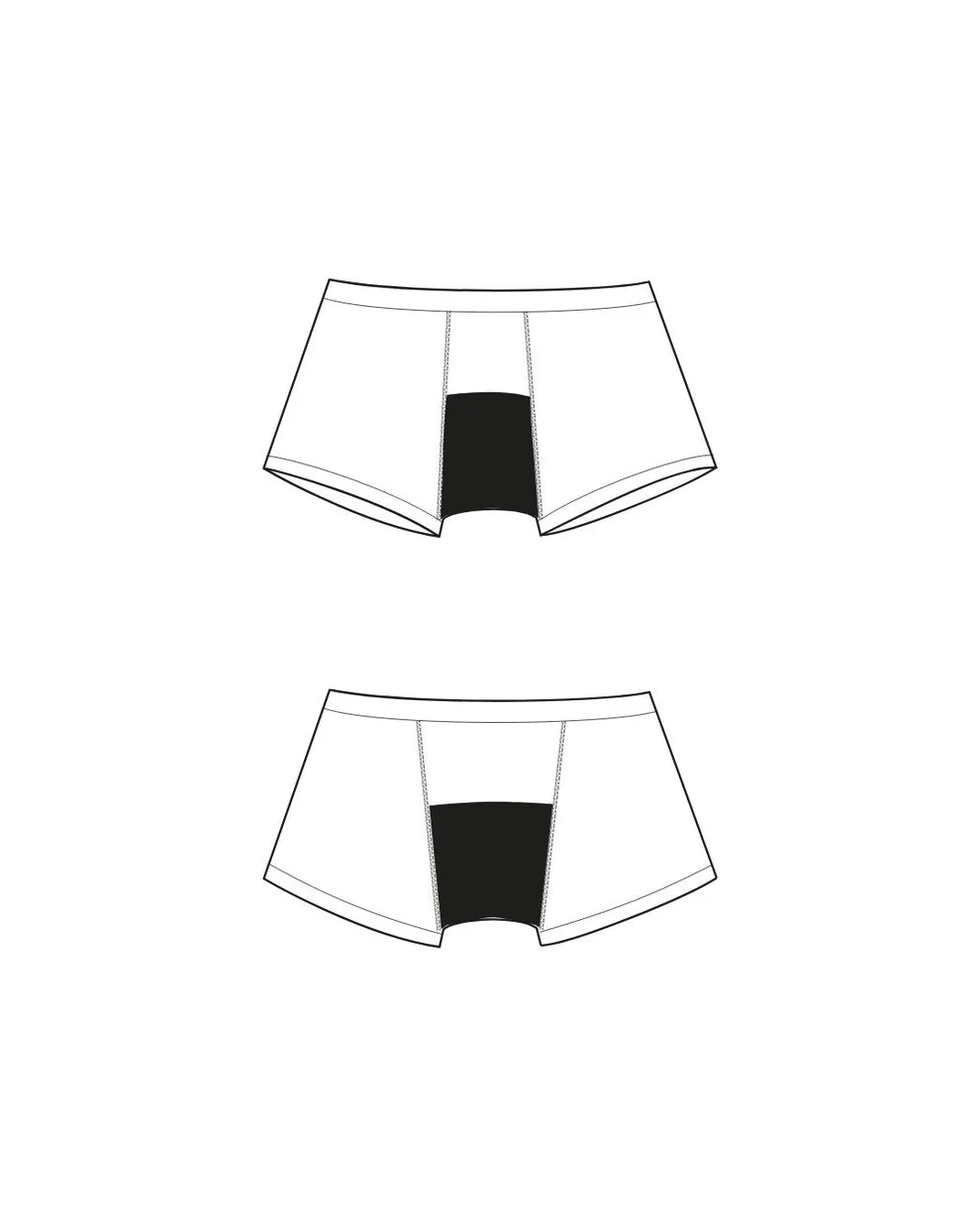 NOMI Moodies Menstruatie Tiener meisjes boxershort - Boyshort Super