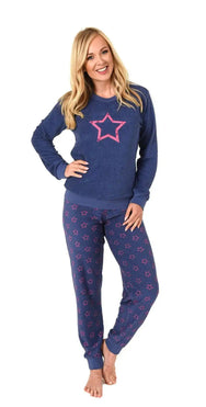 norman Normann dames pyjama badstof - Star