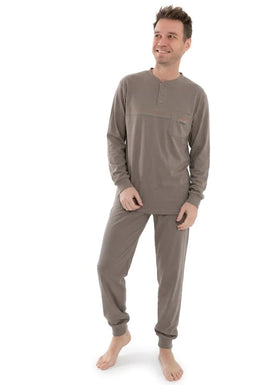 Outfitter heren pyjama - dikke Katoen - London