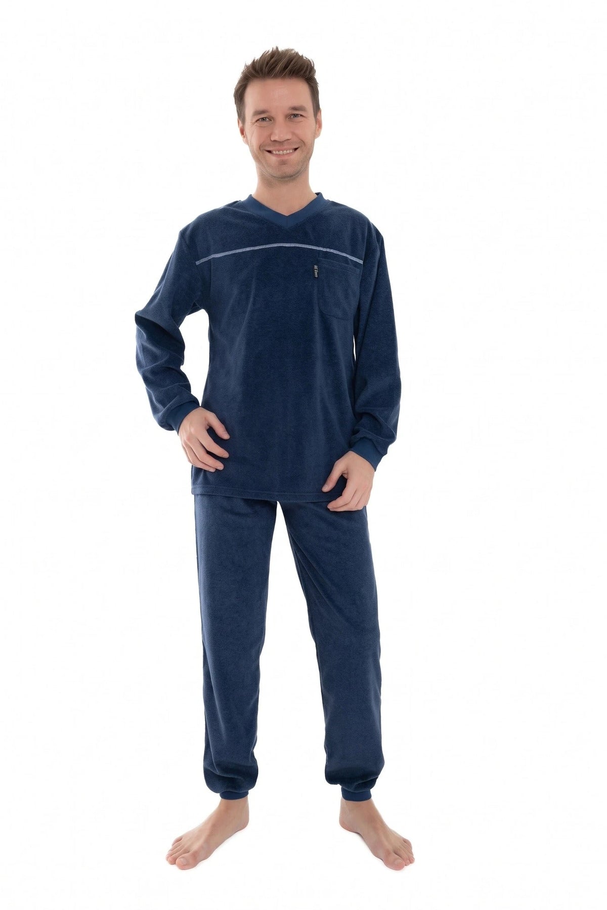 Outfitter velours heren pyjama - Earth