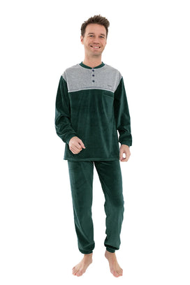 Outfitter velours heren pyjama - Camp