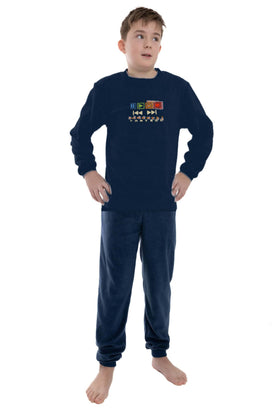 Outfitter polar fleece jongens pyjama - Control