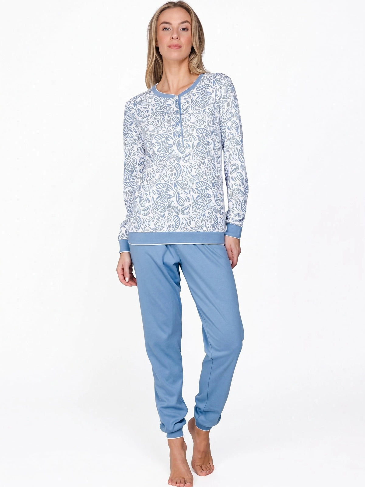 Pastunette dames dikke katoenen pyjama - Interlock winter