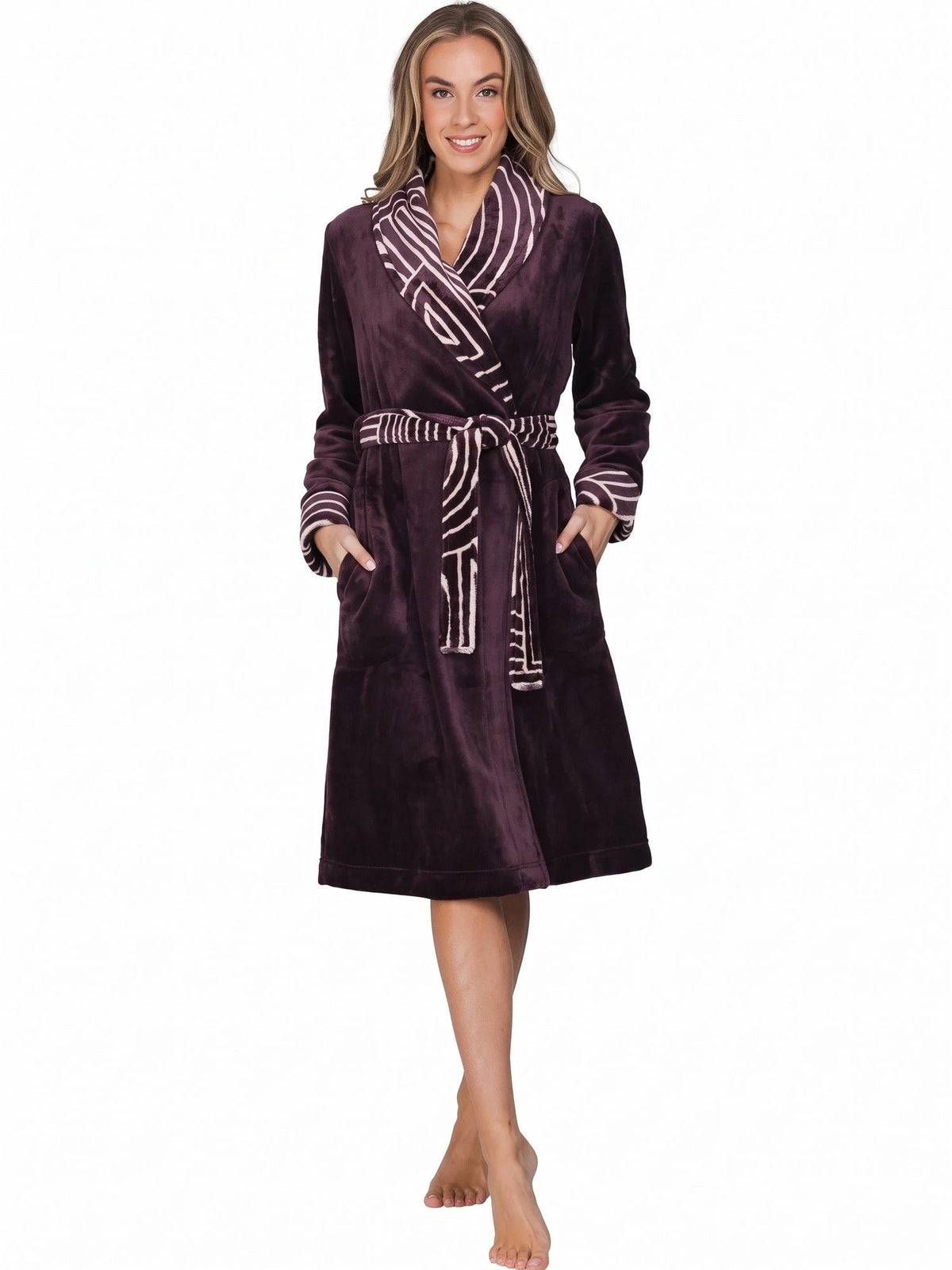 Pastunette premium dames Fleece Badjas - 110CM