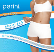 Perini Perini dames boxer high waist elastische katoen - Naadloos - High waist