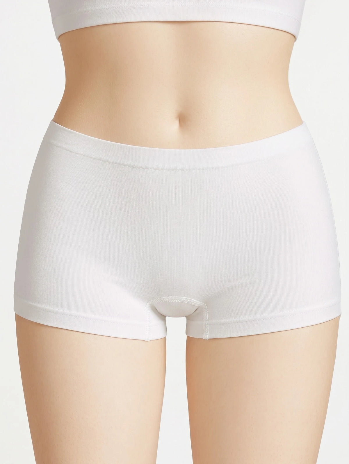 Perini Perini dames boxer high waist elastische katoen - Naadloos - High waist