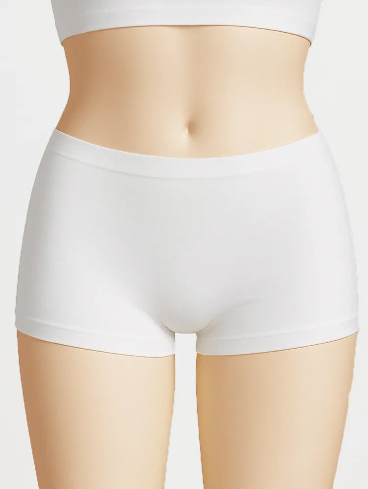 Perini Perini dames boxer high waist elastische katoen - Naadloos - High waist