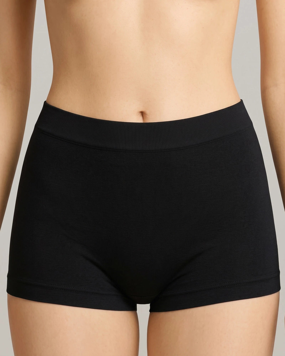Perini Perini dames boxer high waist elastische katoen - Naadloos - High waist
