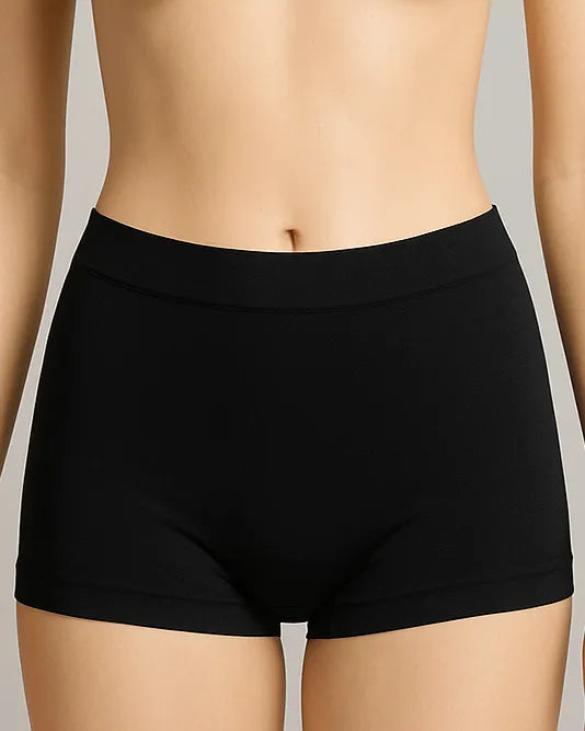 Perini Perini dames boxer high waist elastische katoen - Naadloos - High waist