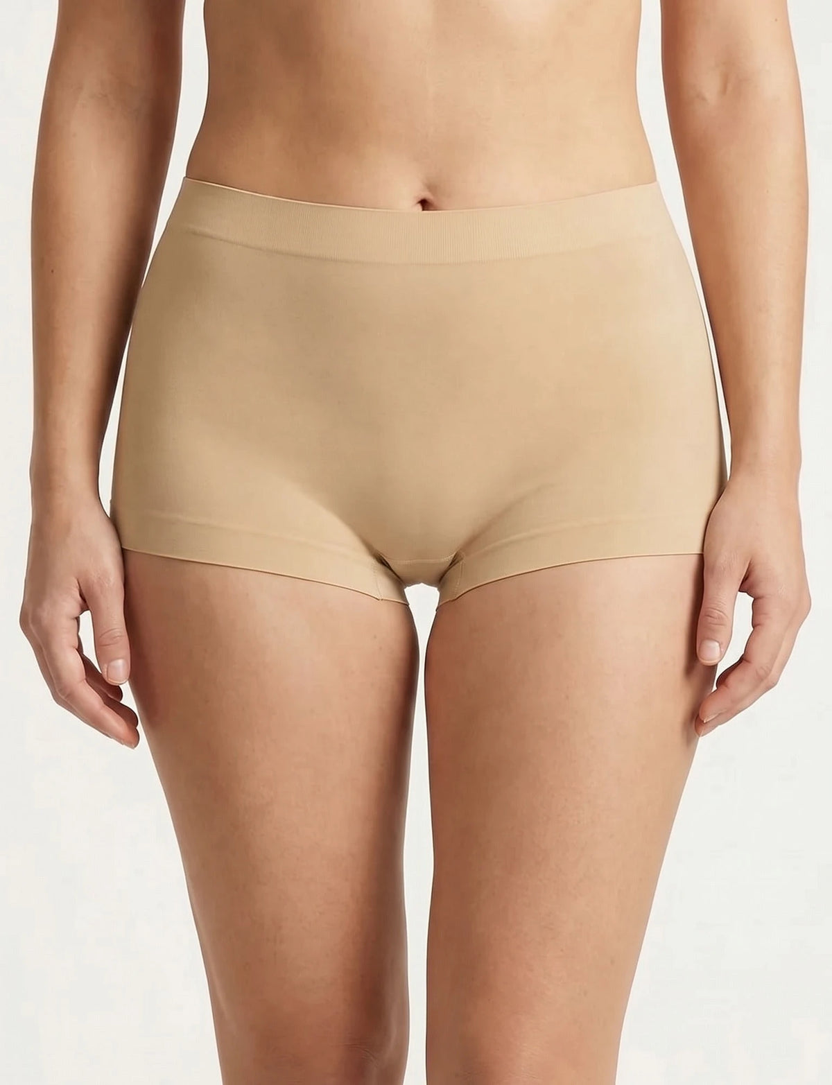 Perini Perini dames boxer high waist elastische katoen - Naadloos - High waist