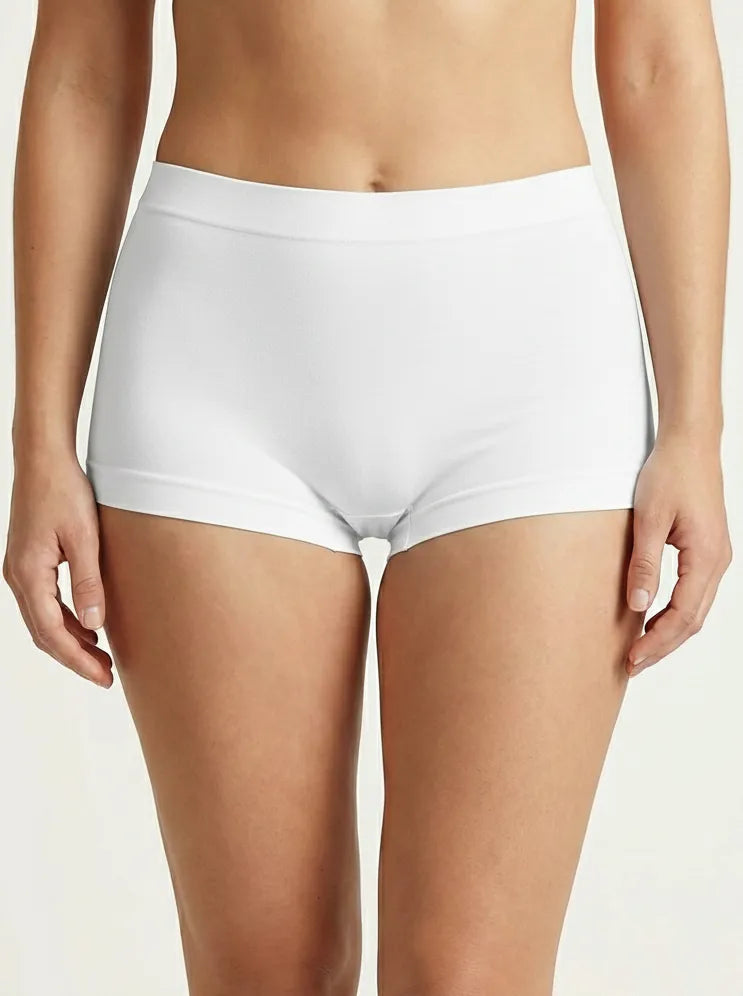 Perini Perini dames boxer high waist elastische katoen - Naadloos - High waist