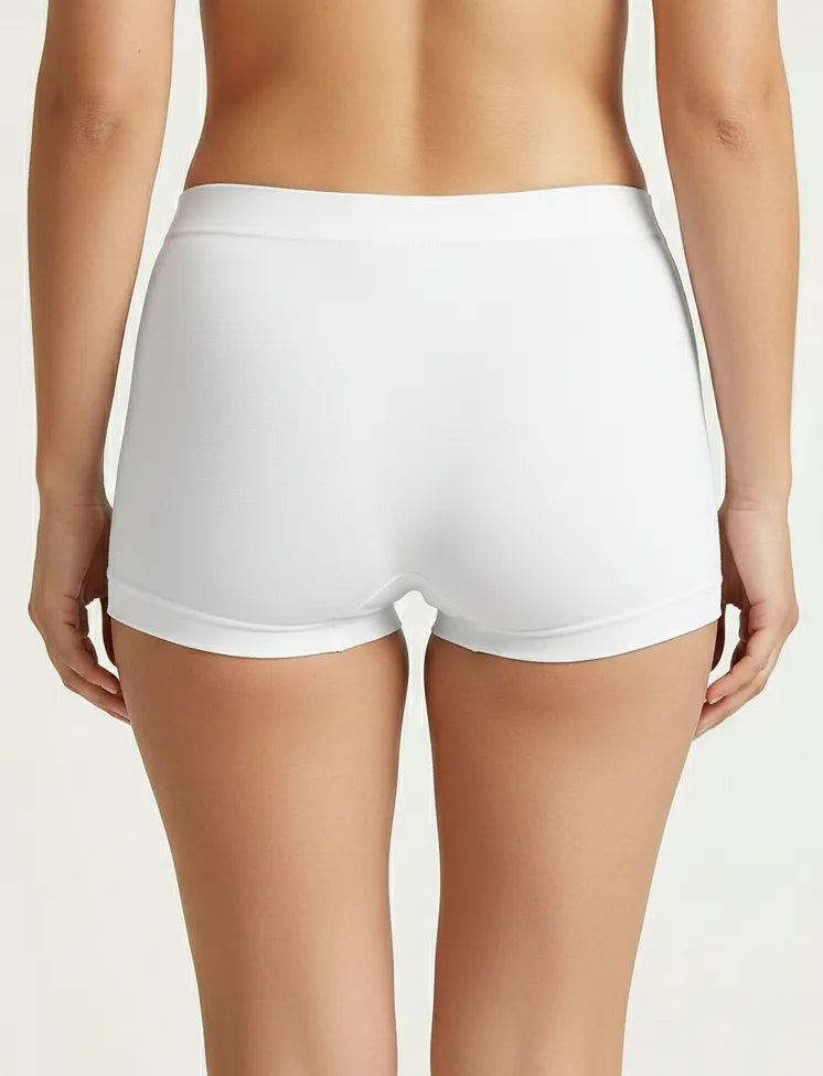 Perini Perini dames boxer high waist elastische katoen - Naadloos - High waist